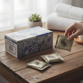 s wet wipes wrapped gold oud scented