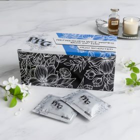 s wet wipes wrapped silver oud scented