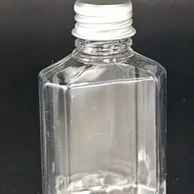 90ml plastic bottles with silver lid