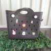 black waterproof tote bag large