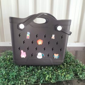 black waterproof tote bag large