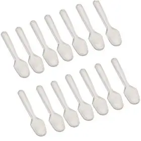 mini acrylic spoons 8cm