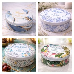 eid mubarak tin+lid designs 18x6.5cm