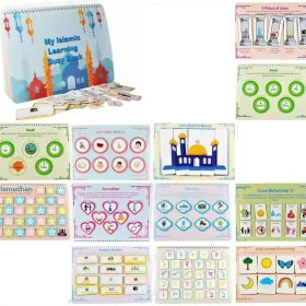 islamic busy book in a carry case