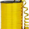 Poly Ribbon 5mm x 250yards New gold