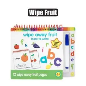 Travel Dry Wipe Book with Marker