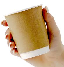 250ml Double Wall Coffee Cups Kraft
