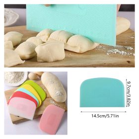 Plastic Dough Scraper with Measurements