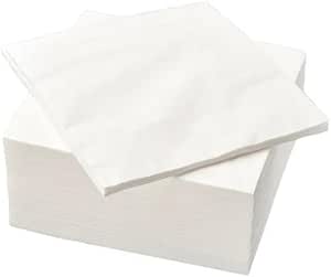 Case 1000 2ply Steakhouse White Serviettes 30X30cm