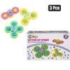 3pc Suction Cup Toy Spinner