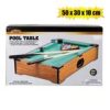Tabletop pool table mini game set