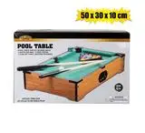 Tabletop pool table mini game set