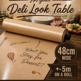 Brown paper roll 35cm x 5m