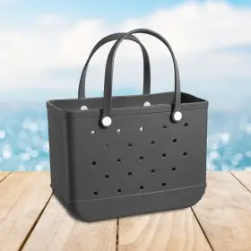 XL grey waterproof tote shoulder bag