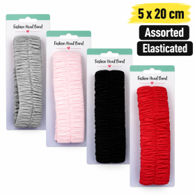Elasticated head band assorted colours