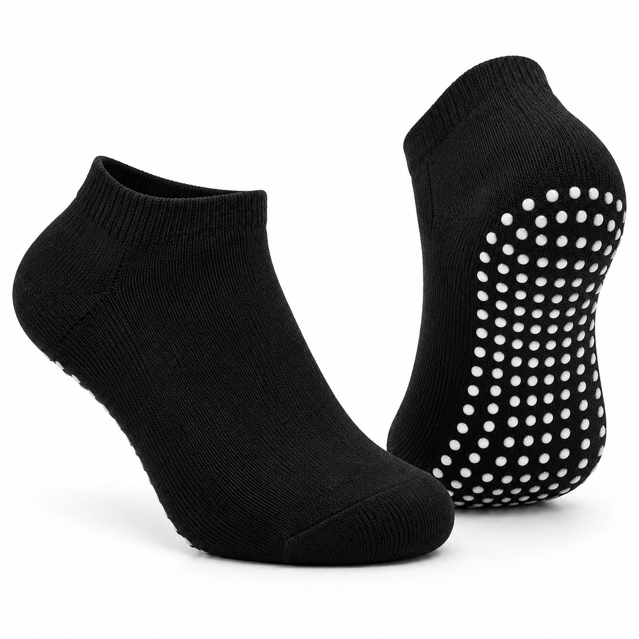 Non-slip Anklet Socks Black L(fits About Size 1-4)